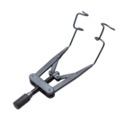 Lieberman Child K-Wire Speculum, Adjustable Mechanism, Kratz-Style Open Wire Blades Angled Downward Towards The Temple, Blade Length 10mm, Overall Length 3" (76mm) 1783056,11/2/6781,K1-5670